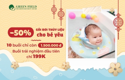 Voucher bơi thủy liệu cho bé 
